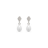 Tiffani II Drop Pearl Earrings