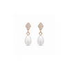 Tiffani II Drop Pearl Earrings