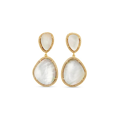 Bijou Earrings in Pearl
