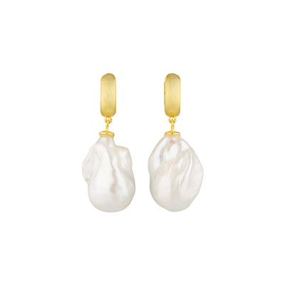 Baroque Pearl Drop Earrings
