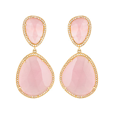 Bijou Earrings in Rose
