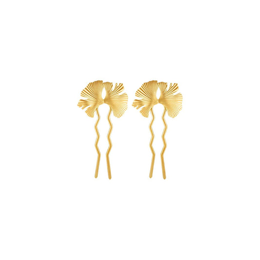Ginkgo Hairpin Set