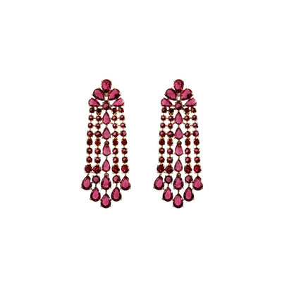 Ava Earrings in Ruby