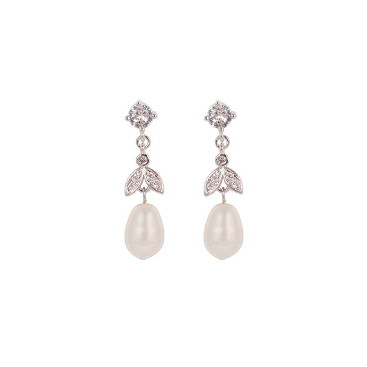 Silk Pearl Earrings